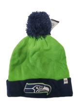 Team Head Wear Womens Seattle Seahawks  Cuff Knit Hat, Green One Size - £11.65 GBP