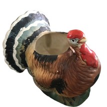 Relpo Thanksgiving MCM Vintage Turkey Planter 5293 Stunning Color - $43.54