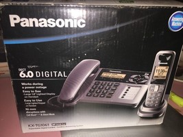 Panasonic KX-TG1061 Link2Cell 2-Line Phone with Answering Machine - $227.58
