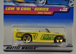  Hot Wheels - 1998 Low N Cool Series Mini Truck Yellow Custom 18779-0910G1 - $14.40