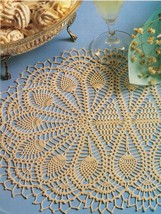 Challenging Sponteneity Octomat Bouquet Doily Cameo Table Topper Crochet Pattern - £8.01 GBP