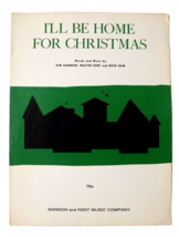 I&#39;ll Be Home For Christmas Sheet Music Gannon &amp; Kent Music Company (1943) - £7.69 GBP