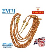 Aiguillette Army Military Shoulder Gold &amp; Red Wire Aiguillette shine Mat... - $835.13 MXN