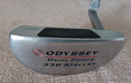 TZ GOLF - Odyssey Dual Force 330 Stainless Steel 34.5&quot; Mallet Putter - RH - $74.45