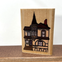 1993 Comotion Wood Rubber Stamps, #702 Victorian House Mansion - Unused - $10.95