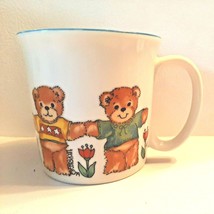 Vintage 1979 Lucy and Me Child&#39;s Ceramic Cup With Handle Bears Enesco Rigg - £11.95 GBP