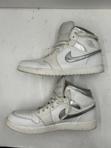 Nike Air Jordan 1 Retro Mid Pure Money Shoes Men’s 13 White Sneakers 554... - $64.34