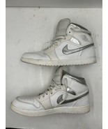 Nike Air Jordan 1 Retro Mid Pure Money Shoes Men’s 13 White Sneakers 554... - $64.34