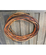 24JJ79 ELECTRICAL CABLE: ORANGE &amp; BLACK, 14/2, 60&#39; LONG, VERY GOOD CONDI... - $9.45