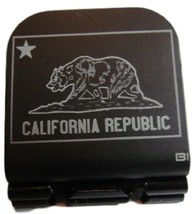 California State Flag Laser Etched Aluminum Hat Clip Brim-it - £9.48 GBP