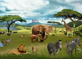 Africa animals nature Jigsaw puzzle 250 pieces any holiday board game for adults - £28.46 GBP