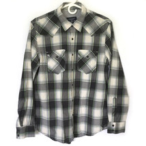 American Eagle Men&quot;s Plaid Long Sleeve Shirt Size L Vintage Fit Button Up - £23.15 GBP