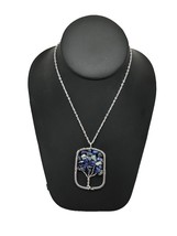 Lapis Lazuli Tree of Life Balancing Reiki Pendant Brazil, Free 18&quot; Chain... - £5.74 GBP