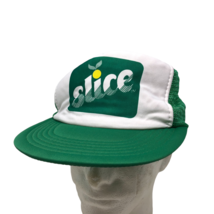 VTG Slice Green Mesh Trucker Snapback Hat Lemon Lime Soda USA Size M/L D... - $158.39