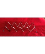 4 Slot Taco Holder Rack Stainless Steel 9” Length Unmarked - €10,22 EUR