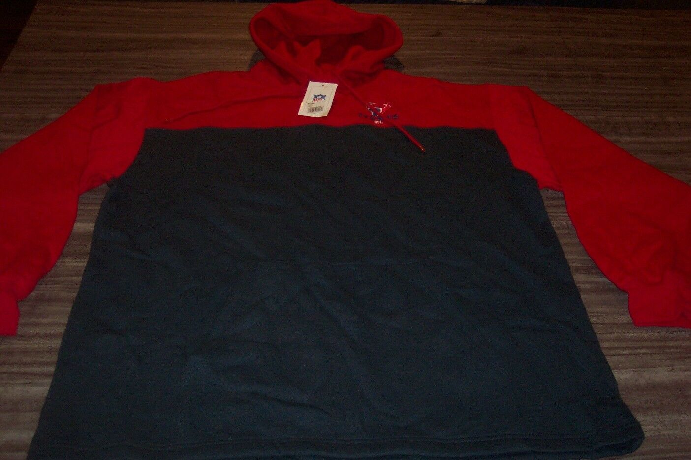 Primary image for HOUSTON TEXANS NFL FOOTBALL EMBROIDERED HOODIE HOODED SWEATSHIRT XL NEW w/ TAG