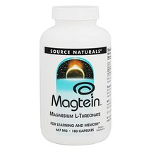Source Naturals Magtein Magnesium L-Threonate, 180 Capsules - £47.13 GBP