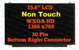 LTN156AT37-L02 Lcd Screen Replacement Laptop Led Hd Glossy - £50.54 GBP