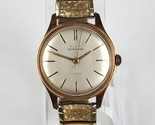 Vintage Elgin Sportsman 17j Men&#39;s Wristwatch Gold filled stretch bracele... - £47.47 GBP