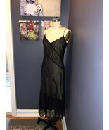 Laundry Shelli Segal LBD Embellished Beaded 100% Silk Twirl Dance Dress ... - £39.30 GBP