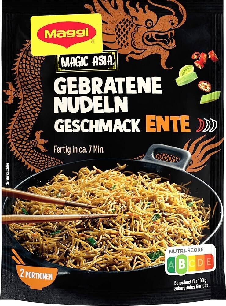 Maggi Ready meal MAGIC ASIA Fried noodles: Duck 1ct./2 servings-FREE SHIPPING - $10.35