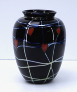 Donald Carlson Signed Art Glass Hand Blown Vase - $259.30 CAD