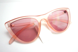 woman sunglasses fashion cat eye frames pink rose feminine frames lightw... - £13.94 GBP