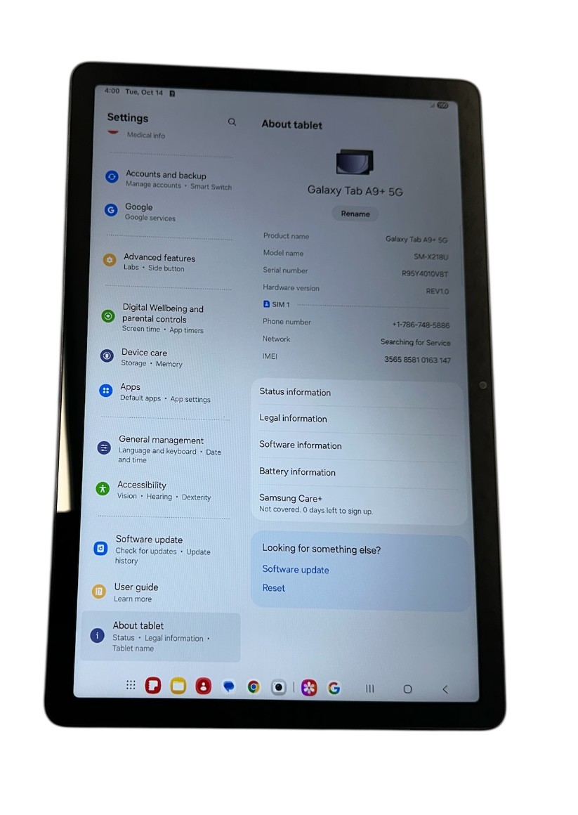 Samsung Tablet Sm-x218u  64GB 11&quot; 469689 - $119.00