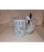 Rae Dunn Frozen &quot;Worth Melting For&quot; Mug - $31.52 CAD