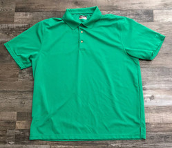 Grand Slam Golf Mens Size 2XL Green Short Sleeve Polo Shirt - $13.34