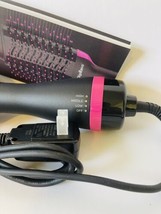 DipRevo Hair Dryer Brush Negative Ion Volumizer Straighten Curler Styler - £23.66 GBP