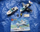 1993 Lego 6344 Police jet speed justice boat air plane vintage complete set - $69.99