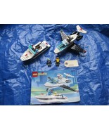 1993 Lego 6344 Police jet speed justice boat air plane vintage complete set - $95.72 CAD