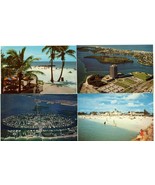 4 Postcards Lido Beach Sarasota Florida St Armands Key Plymouth Harbor U... - £3.99 GBP