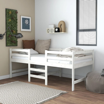 Modern Solid Wood Pine 90X200 Cm Single Wooden Mid Sleeper Bed Frame Bas... - $162.71+