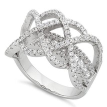 Ring Size: 10 - Ring Ceremony Double Infinity 2 In 1 CZ Ring - $72.47 CAD