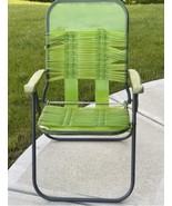 VINTAGE 1980s 90s Purple Green Lawn Chair Beach Vinyl Tube - Nice Condition - £18.46 GBP