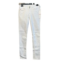 NEW Hudson Collin Flap Skinny Jeans White Women&#39;s Size 26 Low Rise Stretch - $34.64