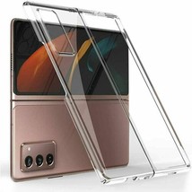For Samsung Galaxy Z Fold 2 5G  Clear Hard back hard Flip case cover - $46.41