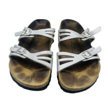 Birkenstock Birkis Sandals Women&#39;s EU 40 | US 9 Silver Moorea Granada Rh... - $609.16 MXN