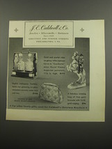 1951 J.E. Caldwell &amp; Co Ad - Royal Vienna Augarten Porcelain, Tantalus, Bag - £14.72 GBP