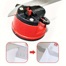 Mini Knife Sharpener Kitchen Safety Tool With Suction Pad - £11.74 GBP