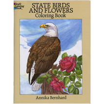 Dover Publications-State Birds &amp; Flowers Coloring Book - £12.68 GBP
