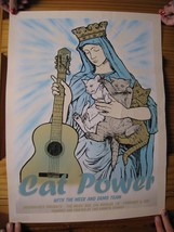 Chat Puissance Affiche Concert Los Angeles 2017 Virgin Mary Avec Chats - £141.04 GBP