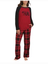 Eddie Bauer Womens Pajamas Red Multicolor Top Pants Christmas Family Rel... - $802.15 MXN