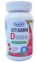 YUM-V&#39;S Vitamin D3 5000 IU Jellies- 60 Ct (Open Box) - $8.99