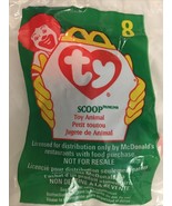 Teenie Beanie Babies Baby 1998 McDonalds Happy Meal Toy NIP #8 SCOOP - £3.14 GBP