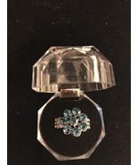 Sky Blue Crystal (Blue ) Ring Gold – Size 6.75 Fashion Ships N 24h - $1,543.59 MXN