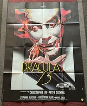 DRACULA A.D. 1972 (1972) Christopher Lee &amp; Peter Cushing Hammer Horror Great Art - £315.68 GBP