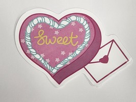 Sweet in Heart with Envelope Valentine Theme Sticker Decal Cute Embellishment - £1.83 GBP